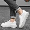 Men's and Women's Same Classic Leather Board Shoes, Light Soft Sole and Comfortable First Layer Cowhide Little White Shoes, Versatile Fashion Ca