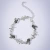 Victorian Rose Flower Link Bracelet Alternative Occult Wristchain Women Jewelry