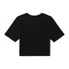 Vans Letter Print Crew Neck Pullover Short Sleeve T-Shirt Women Tops Black VN0003PPBLK