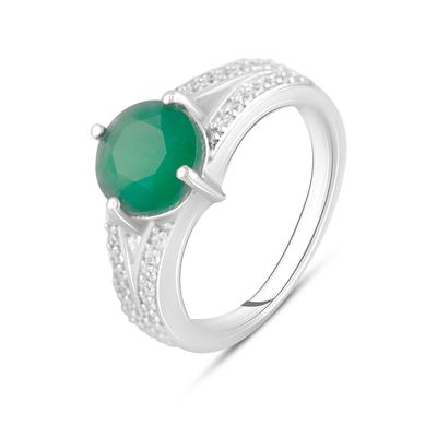 Silver Ring with Natural Agate (2124368)