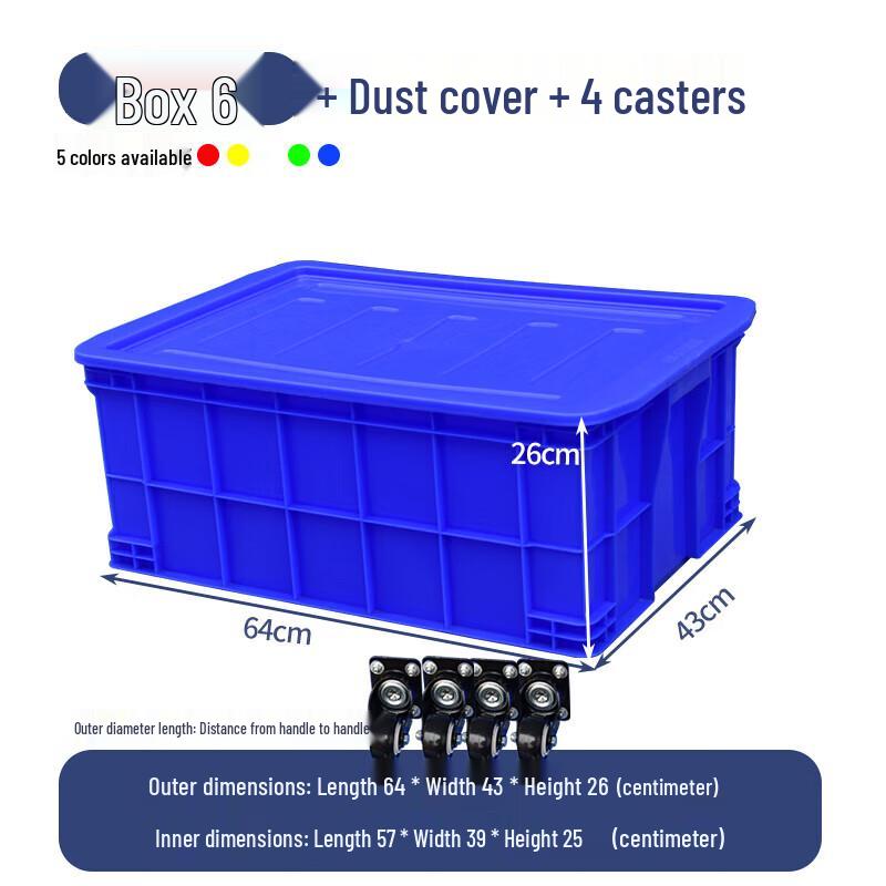 Yishuxiang Heavy-Duty Plastic Storage & Transport Box