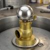 Dispozitiv de Control cu Flotor din Alamă Compact Unghi Drept Metal Nivel Apă 2 Inch