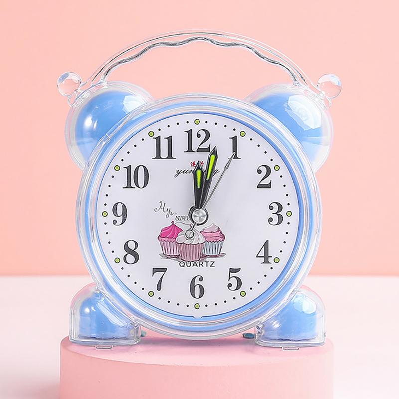 Pentru Dormitor Școală Birou Plastic Galben/Roșu/Albastru/Roz/Portocaliu    Ceas Deșteptător Nou Drăguț 11.6x10.2cm Convenabil