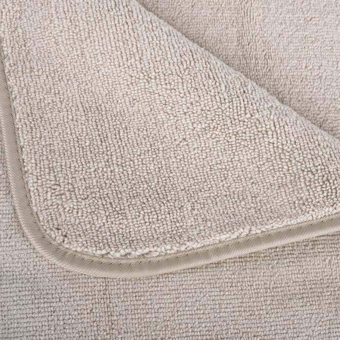Draps de bain - POLYTE - Microfibres Premium - 2 pièces - Beige - 88,9 x 177,8 cm