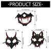 Halloween Mask Scary Mask Decorative Mask Dog Cosplay Mask Half Face Mask Anime Dragon Mask Party Decoration Mask