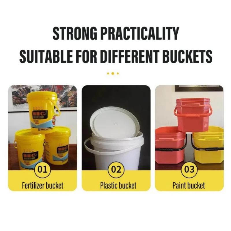 1pcPaint Bucket Lid Opening Tool Manual Effort-Saving Household Lid Opener Paint Bucket Honey Bucket Lid Opening Wrench Plastic