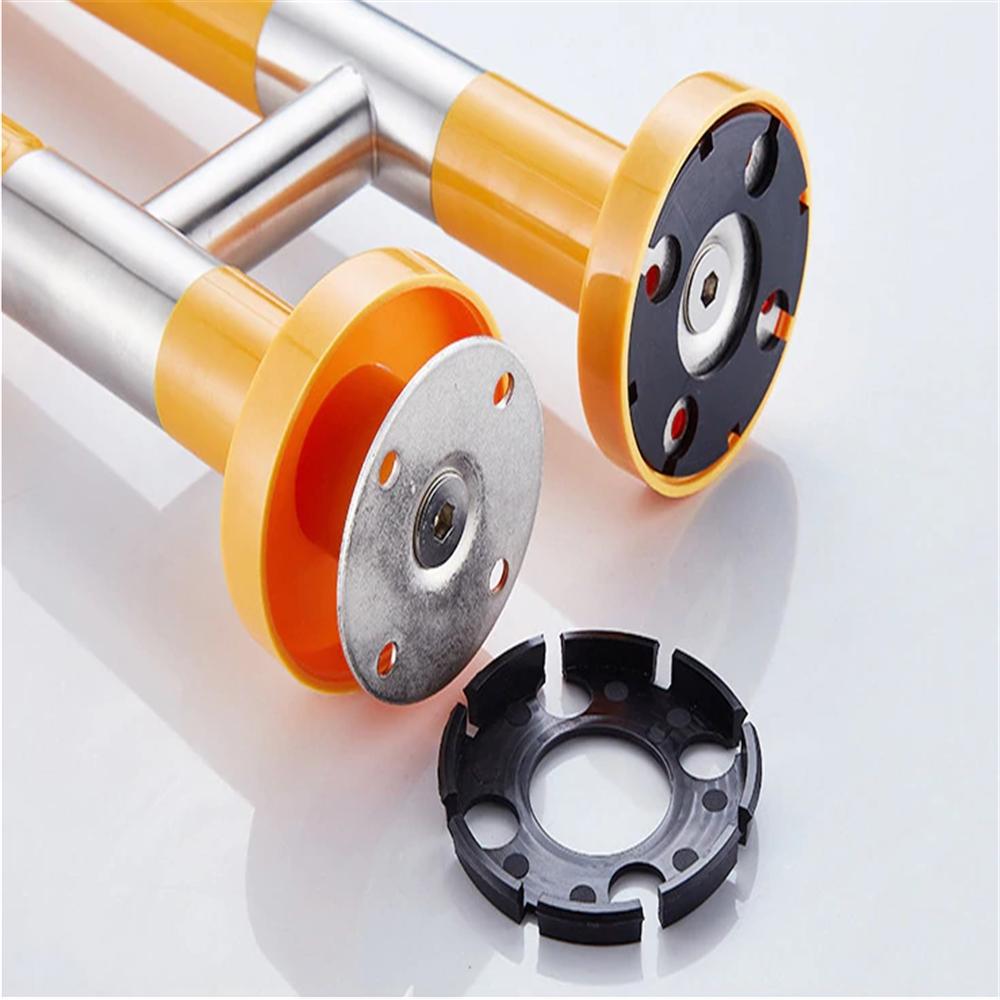 60/75cm Barrier-Free Stainless Steel Toilet Bathroom Grab Bar Elderly Disability Safety Handrail Folding Handrail Safety