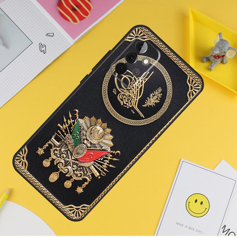 

Герб Османской империи для Samsung Galaxy A14 A34 A54 A12 A32 A52 A51 A71 A53 A33 A13 A15 A25 A35 A55 чехол для телефона Samsung A55