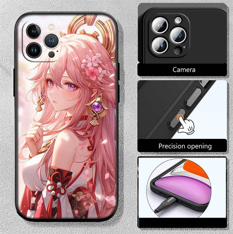 Genshin Impact Phone Case for Redmi Note 12 12S 12C 13 13C 13R 14 14S 14R 14C 11A 13X A3 A3X A4 A5 Pro Max Plus