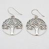 925 Sterling Silver Earring, Tree of Life Earrings, Designer Earrings, Silver Tree of Life Earrings, Gift for Her, Handmade Earrings