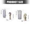 Artistics Roman Pillar Candle Making Mould Silicone Horse Head Embossing Set For Scented Candle Home Decoration