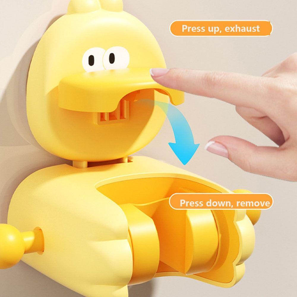 Adjustable Angle Cartoon Shower Head Holder Punch-Free Shower Bracket Kitchen