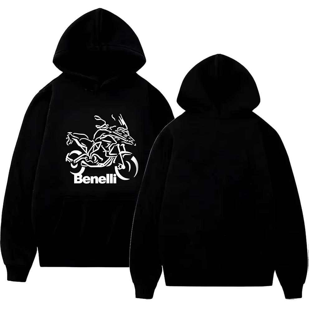 

2025 New Benelli TRK MOTORCYCLE Men Oversize Hoodie Male Pullover Loose Casual High Quality Sweatshirts Long Sleeved Tracksuit 2XL