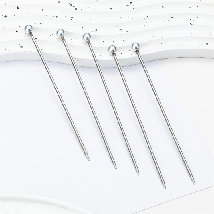 6pcs Cake Testing Needle Set Cupcakes Probes Pastry Accessories Stainless Steel Muffins Doneness Tester Kitchen Tool