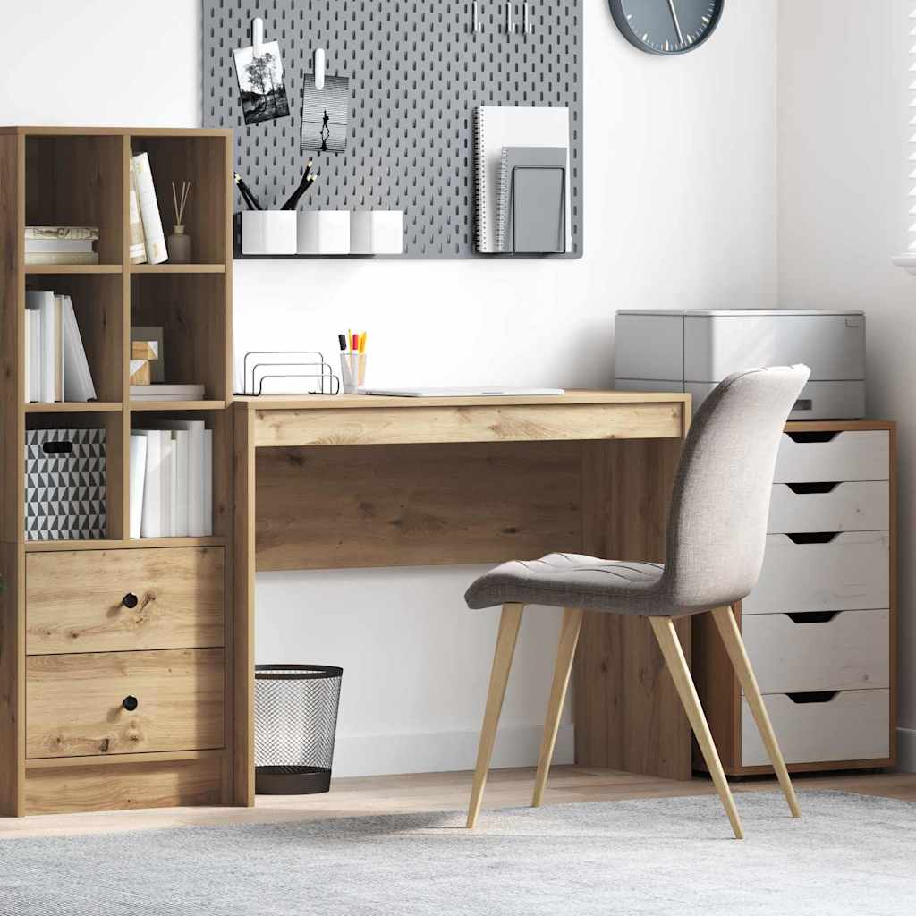 vidaXL Schreibtisch Artisan-Eiche 100 x 40 x 76 cm braun