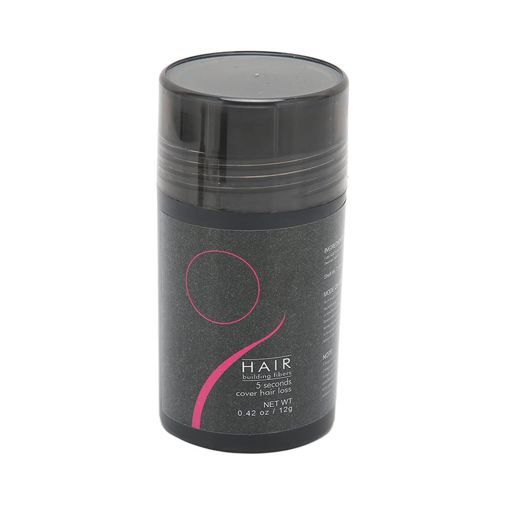 0.4 Oz Hair Building Fiber Thickening Hair Fiber Powder for Women and Men Natural Black