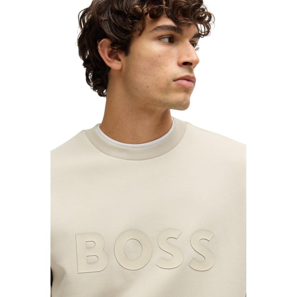 BOSS Moletom Masculino Gola Redonda Regular