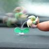 Rotatable Windmill Car Ornament Auto Center Console Display Screen Shaking Head Ornament Car Interior Decoration Accessories