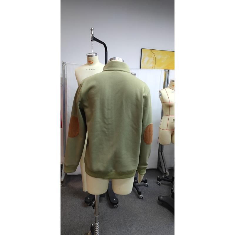 Men's outdoor casual stand collar pullover long sleeve sweatshirt