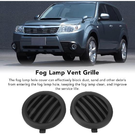 1 Pair Fog Light Cover Bezel Compatible with Subaru Forester 2009-2013, Front Left & Right Side Fog Light Lamp Trim Cover 57731SC020, 57731SC030