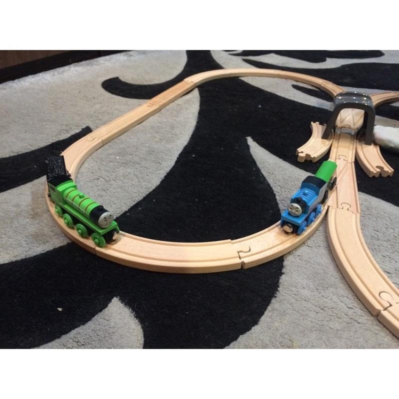 Thomas und seine Freunde Eisenbahnschienenset Spielzeug James Duke Petcy Henry Legierung Züge Kutsche Holzlegierung