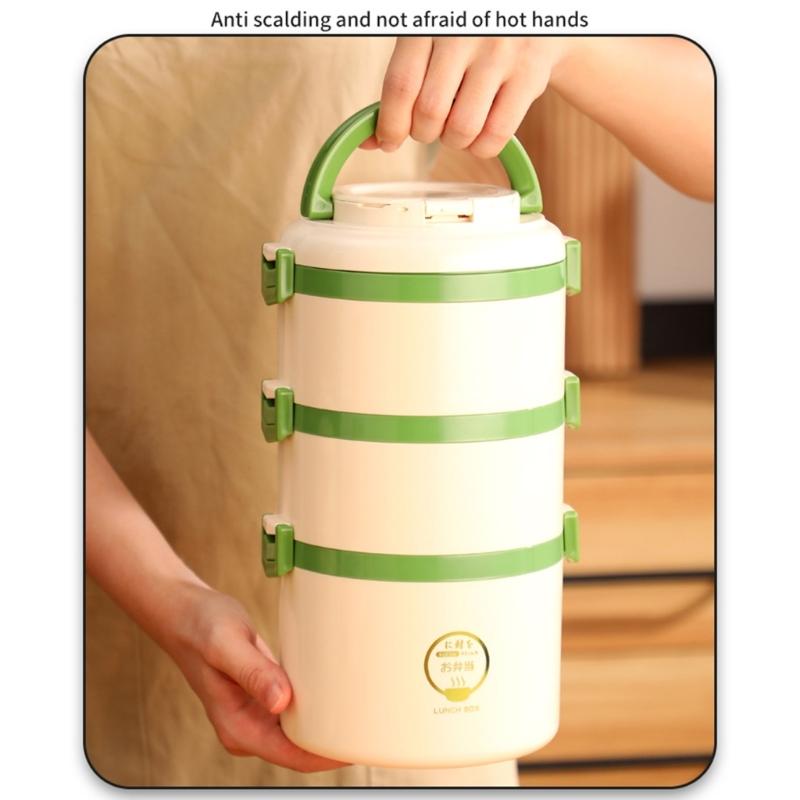 User Friendly 304 Nonrust Steel Food Container Durable Leak Proof Lunch Box For Adults Kids School Office Travel