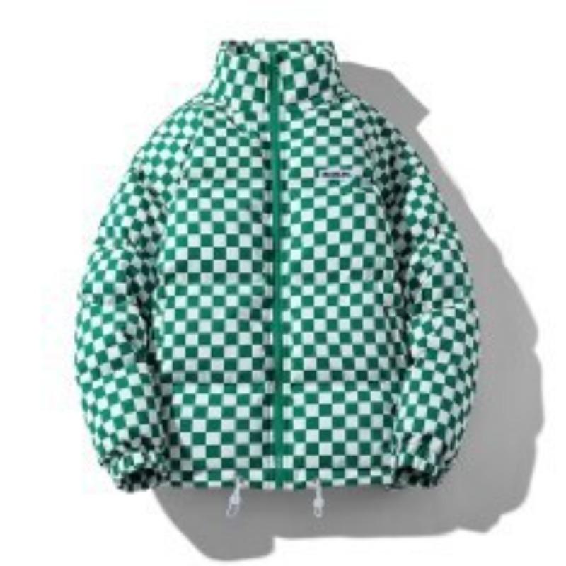 

Winter trendy brand cotton-padded clothes men s cotton-padded clothes trendy jackets fashionable casual cotton-padded jackets men 5XL зелёный