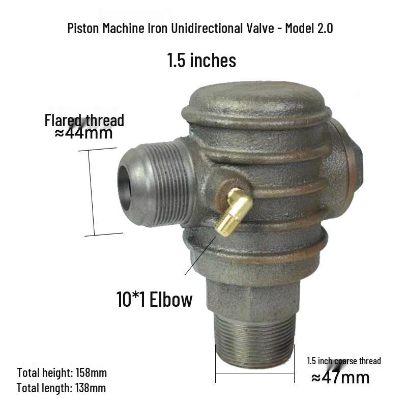 Silent Oil-Free Air Compressor Pump One-Way Check Valve