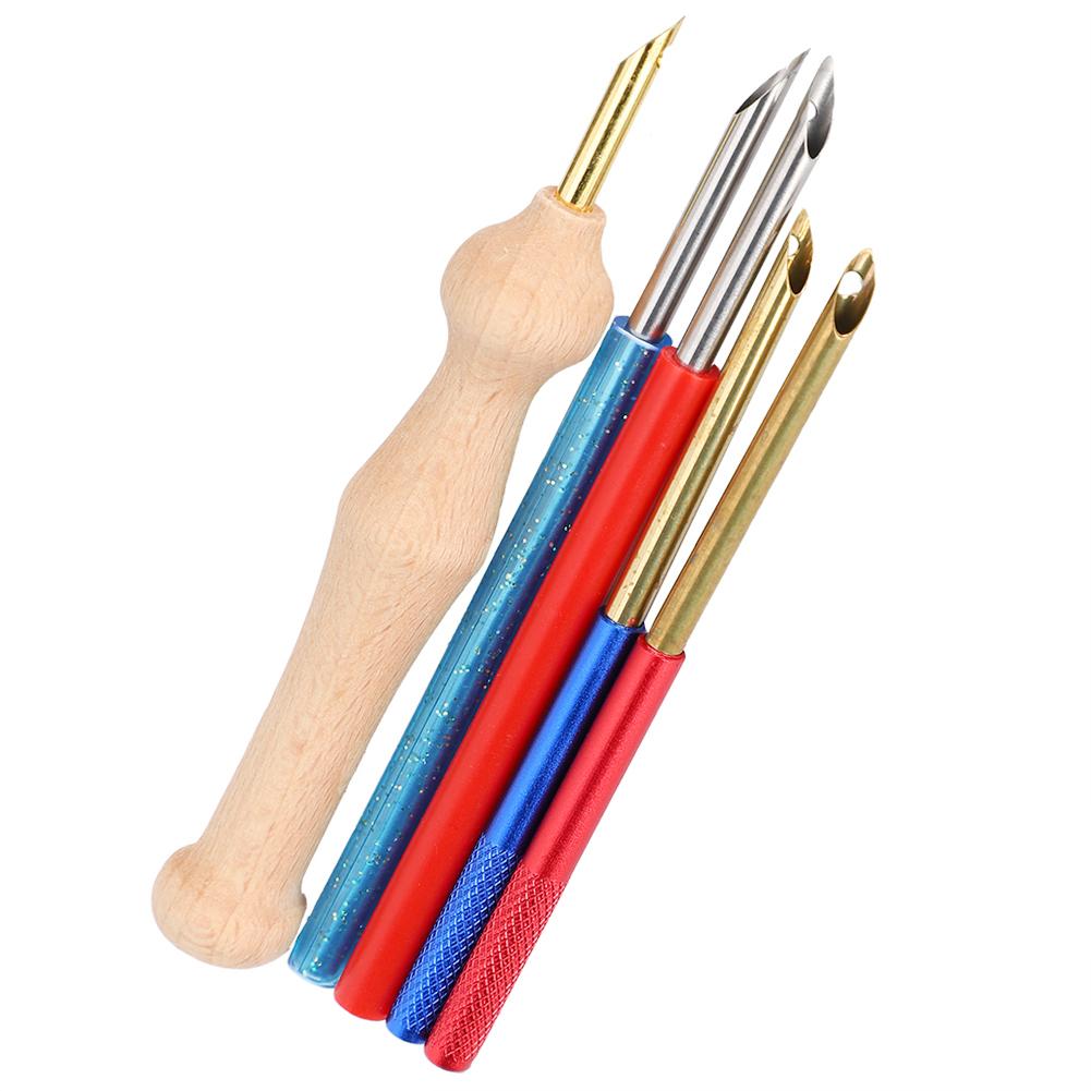 DIY Embroidery Pen Craft Knitting Stitching Tool Thread Punch Needle Sewing Accessory