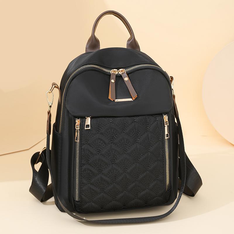 Lingge Rucsac cu broderie Rucsac pentru femei Rucsac de călătorie impermeabil de mare capacitate