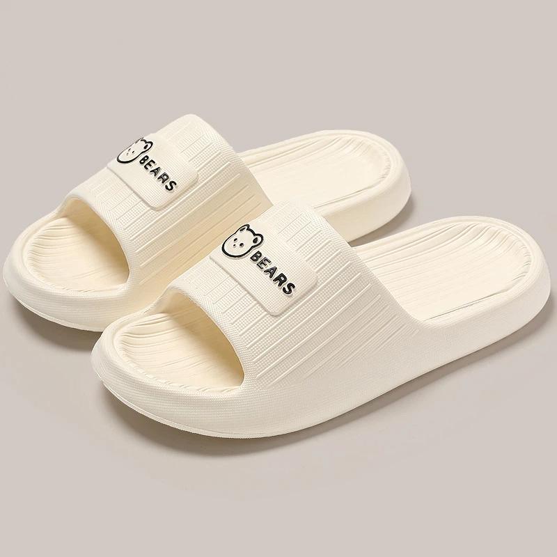 Infradito estive da donna con plateau ispessito antiscivolo, sandali da spiaggia, moda per interni domestici, pantofole leggere antiscivolo
