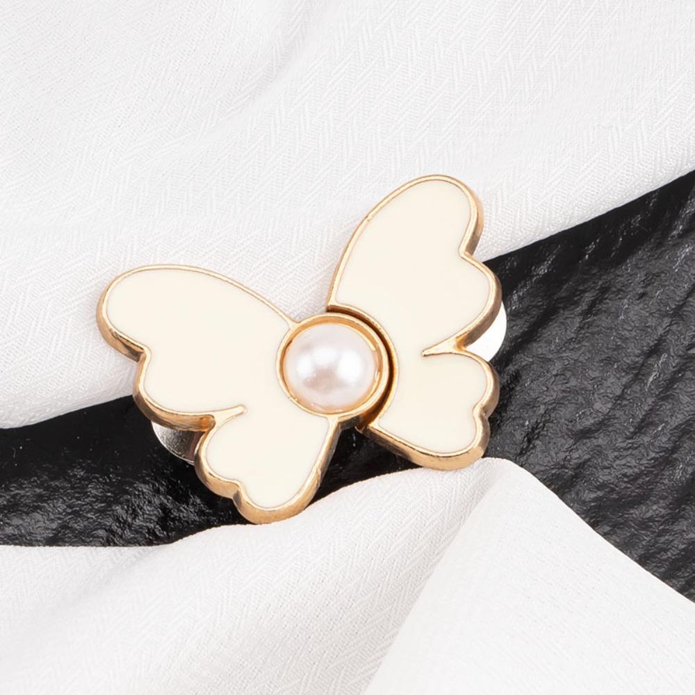 Butterfly Jeans Button Adjustable Clips, Waist Tightener Buckle for Pants & Skirts, Retractable Snap Button Adjuster