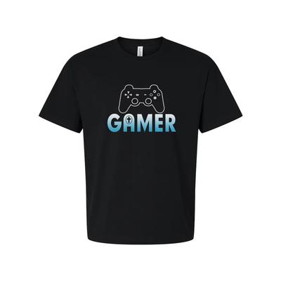 Gamer Graphic Unisex Tee With Controller Outline
