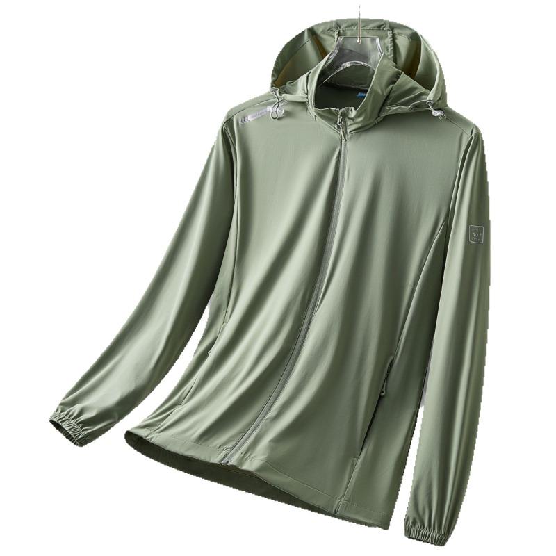 Outdoor cycling sunscreen clothing men's summer cold silk cool fishing large size sunscreen clothing women's UV protection sunscreen jacket