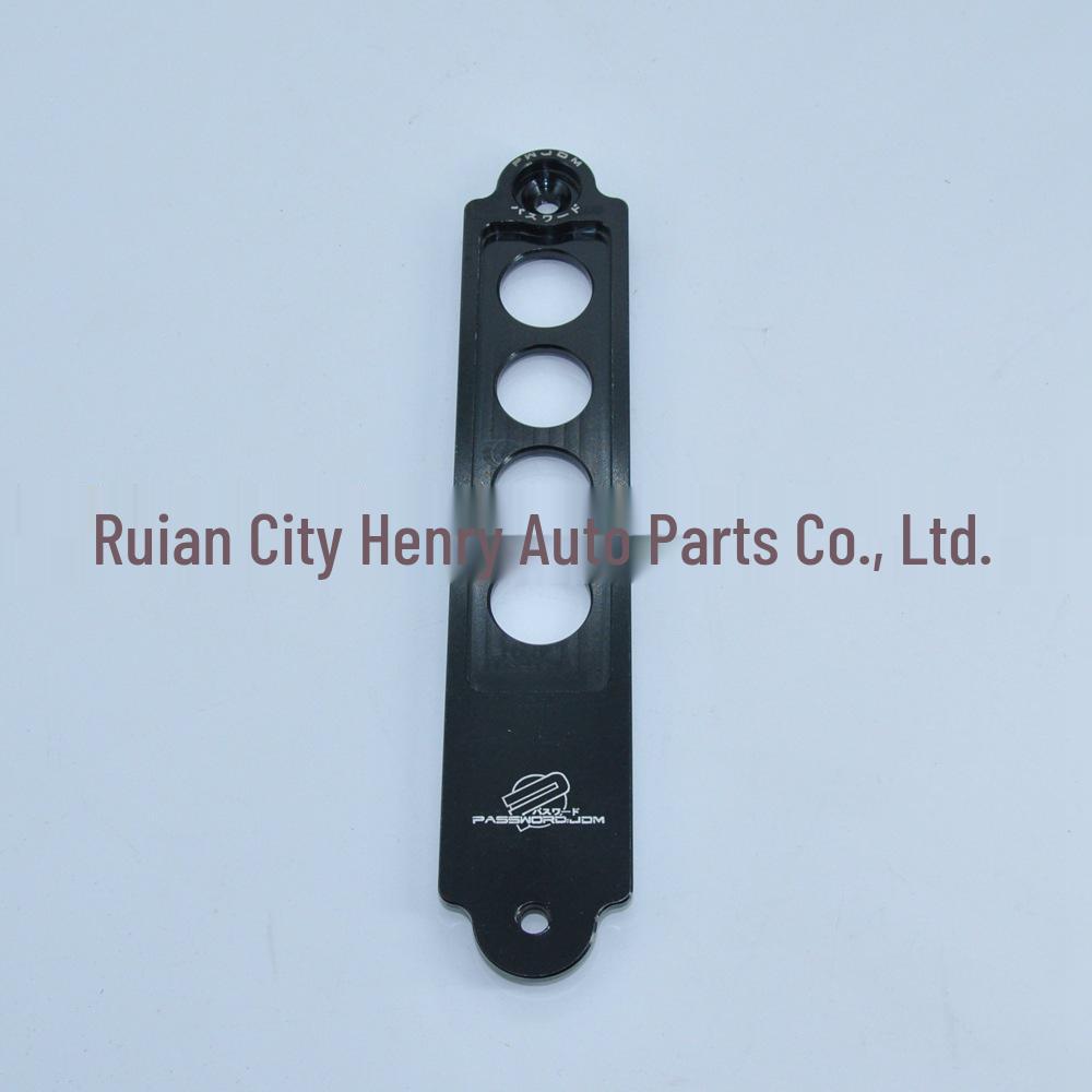 Aluminum Alloy Car Battery Tray Bracket for Honda - 4-Hole Mount Gold