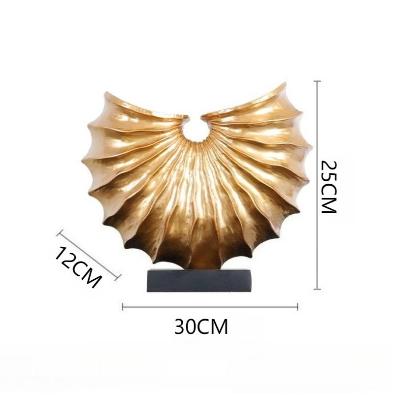 

Creative Conch Figurines Art Modern Luxury Ornaments Aesthetic Funny Elegant Ornament Interior Home Living Room Table Decoration золотой