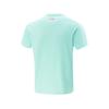 Li Ning Table Tennis Series Simple Fashion Quick-Dry Breathable Short Sleeve T-Shirt Outdoor Sports Top Unisex tops Island-Blue AHSW069-2