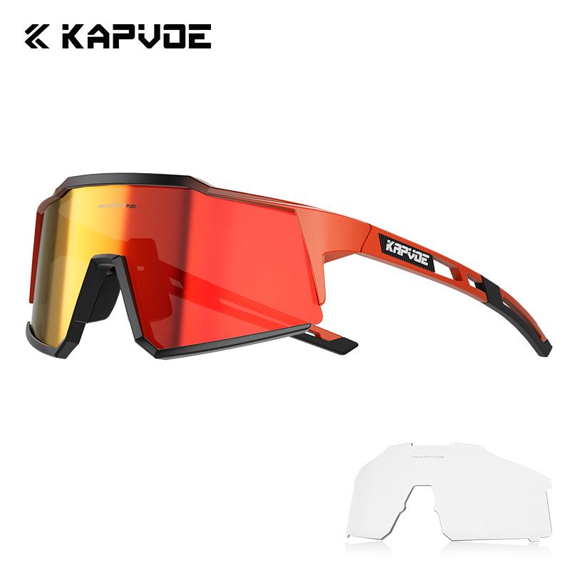 KAPVOE Color-Changing Windproof Cycling Goggles for Men and Women