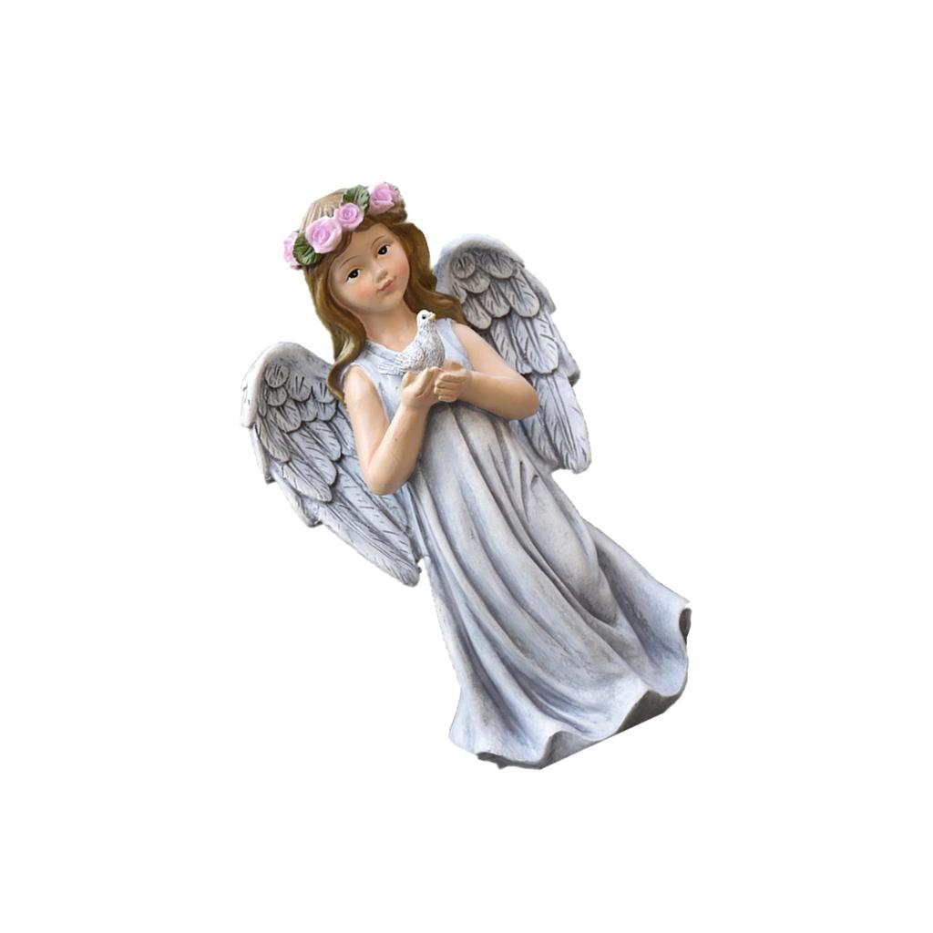 Magical Garden Fairy Figurine Shelf Lawn Statues Yard Sculpture Decor