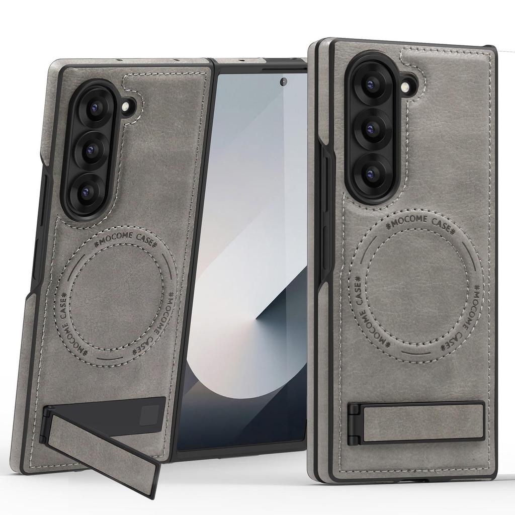 Crystal Shield Leather Magnetic Stand Case for Samsung Z Fold7 - Full Coverage, Drop-Proof Protection