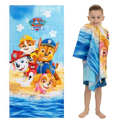 Franco Kids Supermjuk Bomullshandduk x Paw Patrol Bad/Pool/Strand 58" 28"
