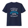 Groartige Vter Werden Zum Opa Befrdert Herren T Shirt Perfect For New Grandfathers Vintage Comfortable Fashion