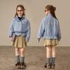 ASK JUNIOR Girls' Spring Plaid Jacket