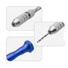 Silver Extended For Semi Automatic Hand Drill 0.5-3mm Metal Puncher With Dual Chuck For Jewelry Making Drilling Tool