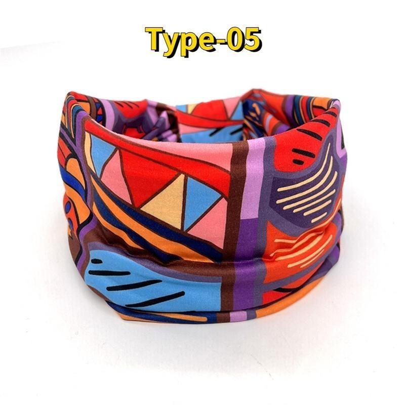 Print Headband for Women Twist Style Hair Band Ladies Salon Make Up Head Wrap Headwear Turban Girls Accessories