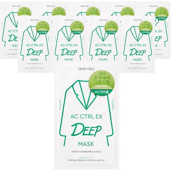 

Deweytree AC Control EX Deep Mask, 1 упаковка, 10 штук Популярная корейская косметика