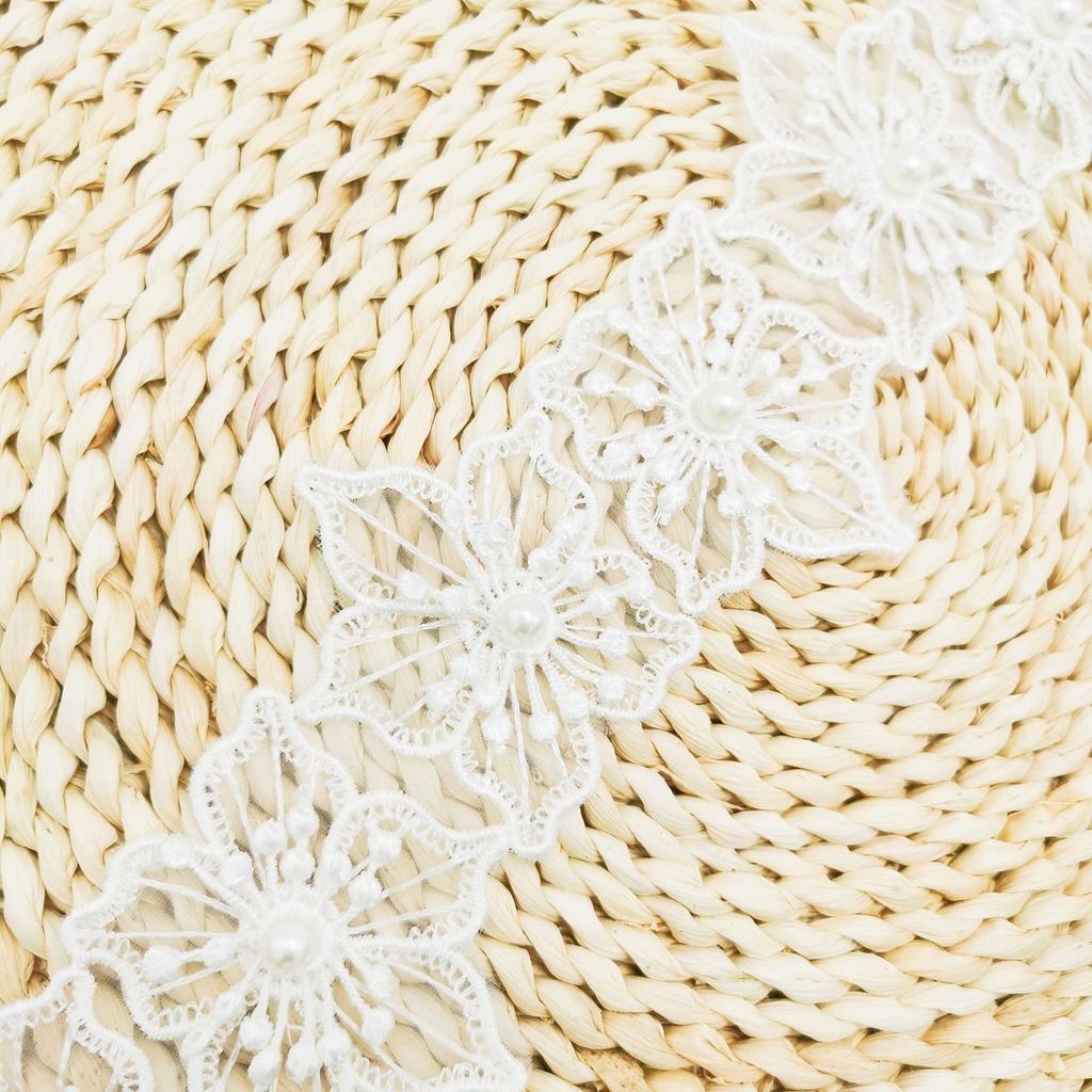 Lolita Organza Embroidered Lace Beads Barcode Women'S Clothing Children'S Jewelry Diy Clothing Accessories