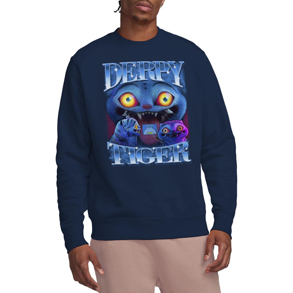 K-Pop Demon Hunters Unisex Adult Derpy Tiger Sweatshirt