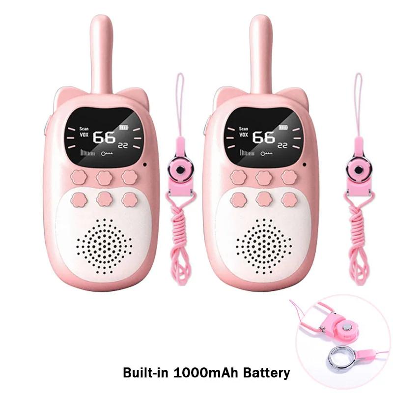 Children Spy Gadgets Baby Radio Phone 3km Range Christmas Birthday Gift For Boys Girls Kids Walkie Talkie 2PCS Electronic Toys
