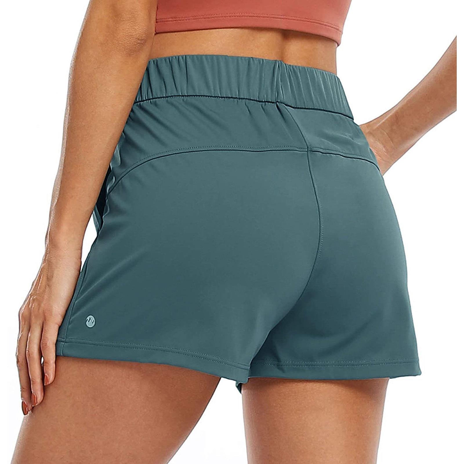 

Spring/Summer Women s Loose Fit Sports Shorts - Breathable Drawstring Yoga Running Fitness Casual Double Extra Large